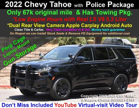 2022 Chevrolet Tahoe Commercial Fleet