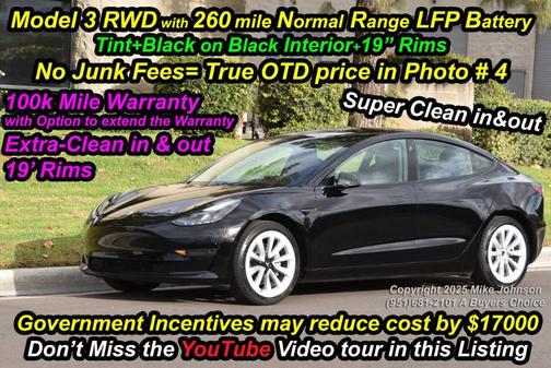 2021 Tesla Model 3 Standard Range Plus