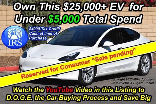 2021 Tesla Model 3 Standard Range Plus