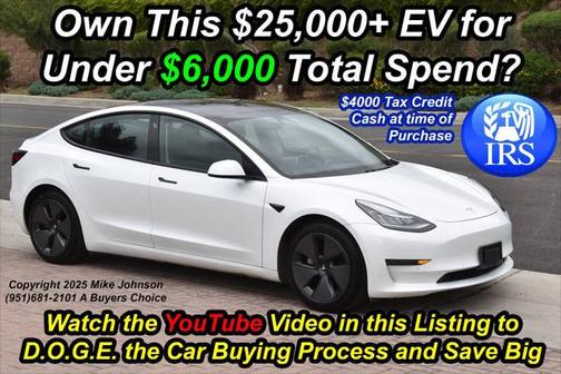 2021 Tesla Model 3 Standard Range Plus