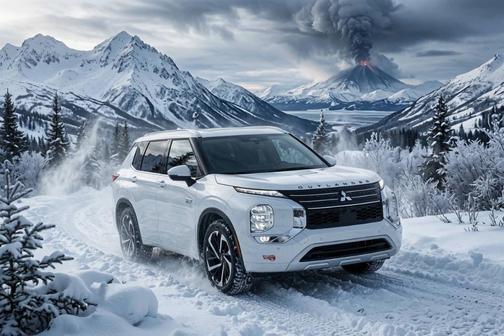 White 2023 Mitsubishi Outlander PHEV SEL