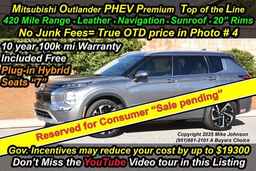 2023 Mitsubishi Outlander PHEV SEL
