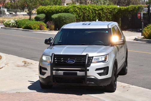Gray 2016 Ford Utility Police Interceptor Base