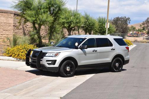 Gray 2016 Ford Utility Police Interceptor Base