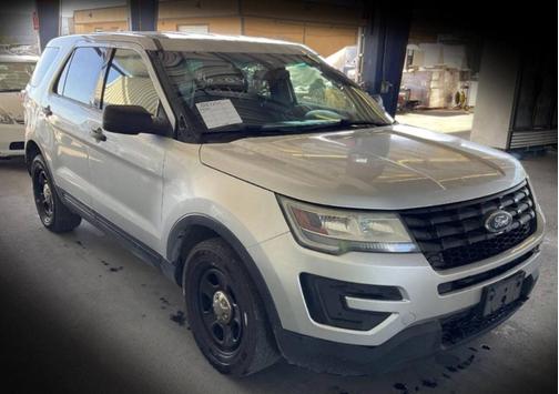 Gray 2016 Ford Utility Police Interceptor Base