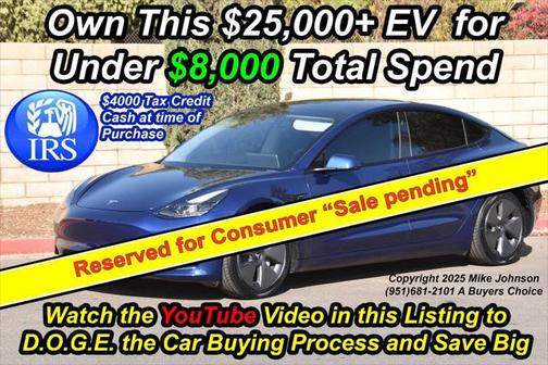 2021 Tesla Model 3 Standard Range Plus