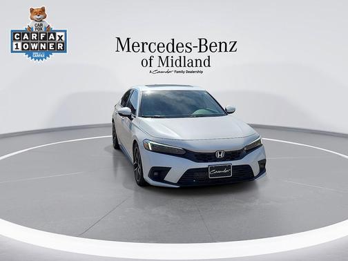 Platinum White Pearl 2022 Honda Civic Sport Touring