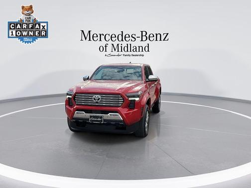 Red 2025 Toyota Tacoma Hybrid LIMITED