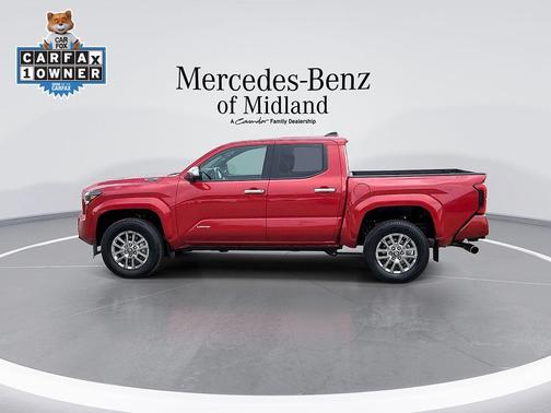 Red 2025 Toyota Tacoma Hybrid LIMITED