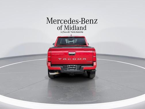 Red 2025 Toyota Tacoma Hybrid LIMITED