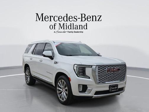 White Frost Tri-Coat 2021 GMC Yukon Denali