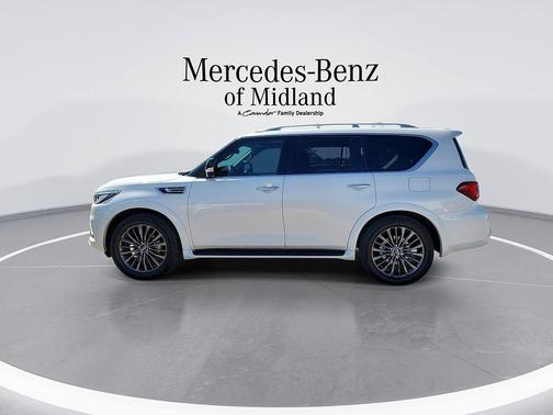 Moonstone White 2021 INFINITI QX80 PREMIUM SELECT