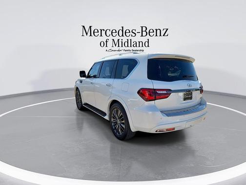 Moonstone White 2021 INFINITI QX80 PREMIUM SELECT