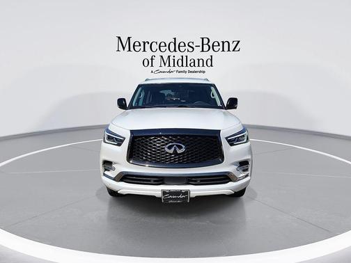 Moonstone White 2021 INFINITI QX80 PREMIUM SELECT