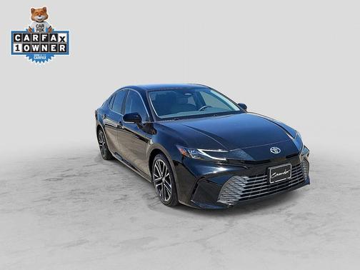 Midnight Black Metallic 2025 Toyota Camry XLE