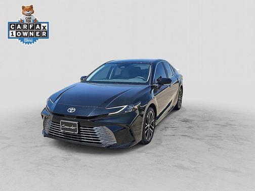 Midnight Black Metallic 2025 Toyota Camry XLE