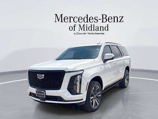 Crystal White Tri-Coat 2025 Cadillac Escalade Sport