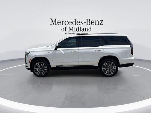 Crystal White Tri-Coat 2025 Cadillac Escalade Sport