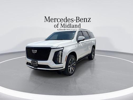 Crystal White Tri-Coat 2025 Cadillac Escalade Sport