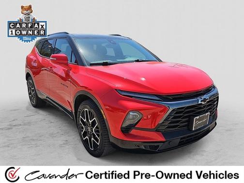 Red 2023 Chevrolet Blazer RS