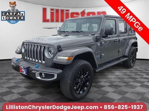 Sting Gray Clearcoat 2023 Jeep Wrangler 4xe Sahara
