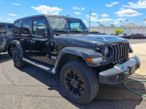 Black Clearcoat 2023 Jeep Wrangler 4xe Sahara