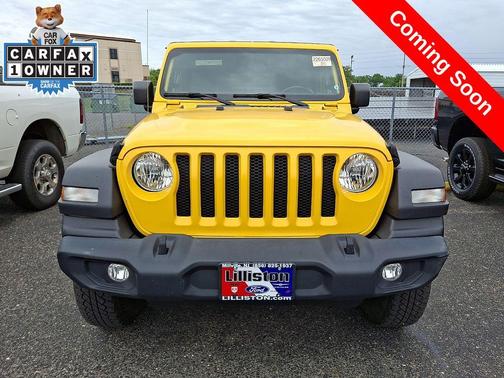 Baja Yellow Clearcoat 2021 Jeep Wrangler Unlimited Sport