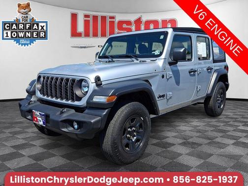 Silver Zynith Clearcoat 2024 Jeep Wrangler Sport