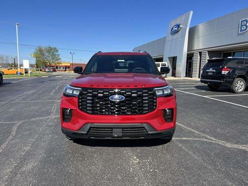 Rapid Red Metallic Tinted Clearcoat 2026 Ford Explorer ST-Line