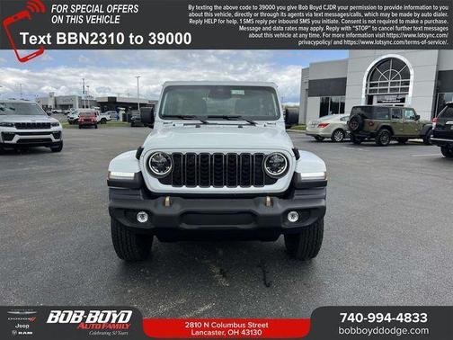 Bright White Clearcoat 2026 Jeep Wrangler Sport