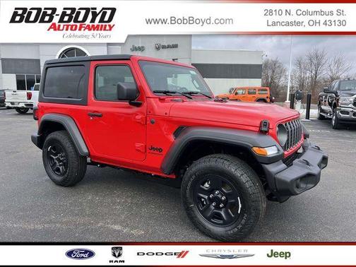 Firecracker Red Clearcoat 2026 Jeep Wrangler Sport