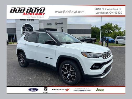 Bright White Clearcoat 2025 Jeep Compass Limited