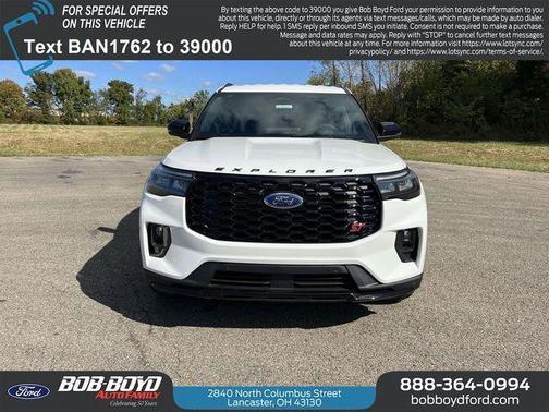 Star White 2026 Ford Explorer ST