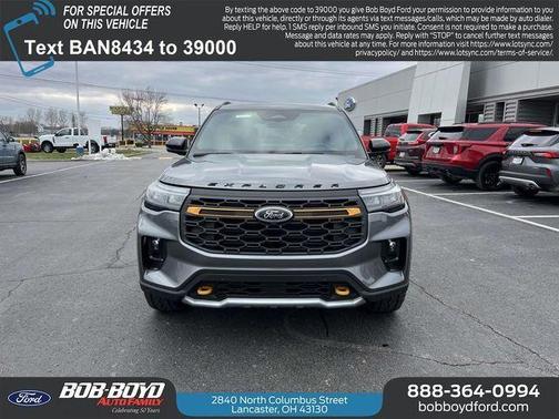Carbonized Gray Metallic 2026 Ford Explorer Tremor
