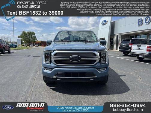 Azure Gray Metallic 2023 Ford F-150 Limited