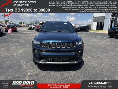 Fathom Blue Pearlcoat 2026 Jeep Compass Latitude
