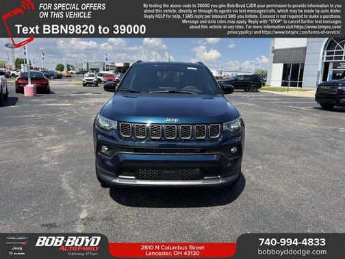 Fathom Blue Pearlcoat 2026 Jeep Compass Latitude