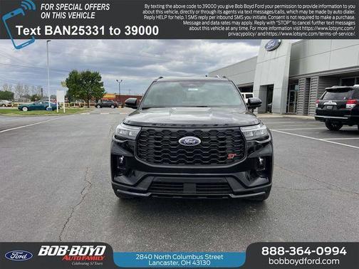 Agate Black Metallic 2026 Ford Explorer ST