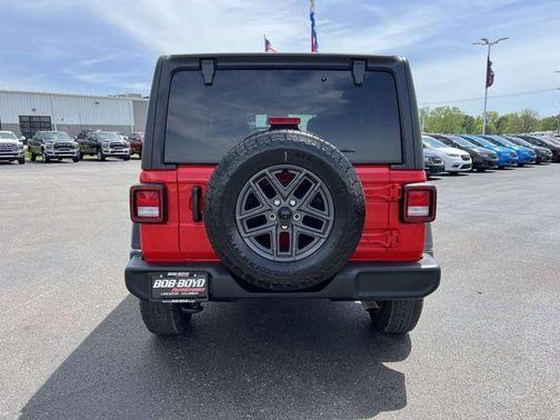 Firecracker Red Clearcoat 2025 Jeep Wrangler Sport