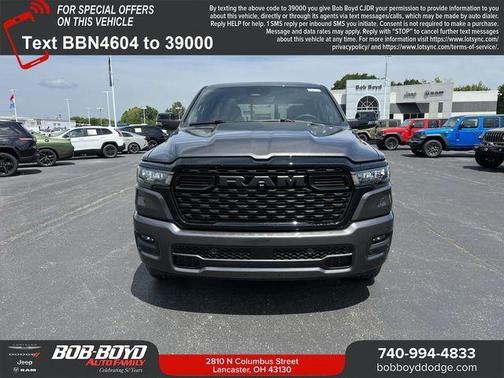 Granite Crystal Clearcoat Metallic 2026 RAM 1500 Big Horn/Lone Star