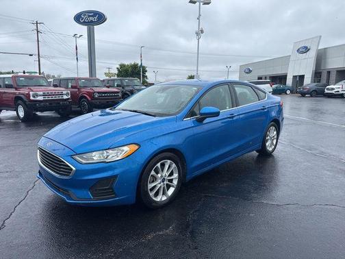 Velocity Blue Metallic 2020 Ford Fusion SE
