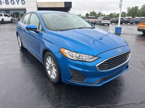 Velocity Blue Metallic 2020 Ford Fusion SE