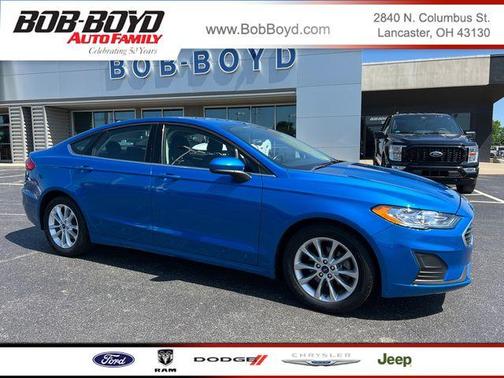 Velocity Blue Metallic 2020 Ford Fusion SE