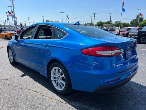Velocity Blue Metallic 2020 Ford Fusion SE