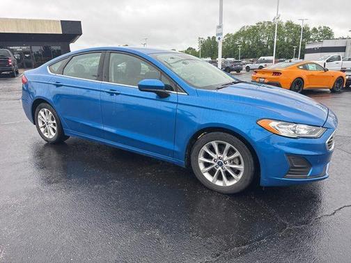 Velocity Blue Metallic 2020 Ford Fusion SE