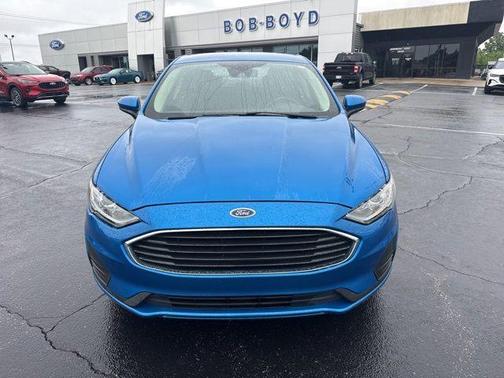 Velocity Blue Metallic 2020 Ford Fusion SE