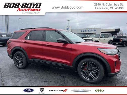 Rapid Red Metallic Tinted Clearcoat 2026 Ford Explorer ST