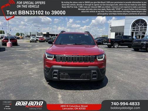 Red 2026 Jeep Cherokee LAREDO/LIMITED