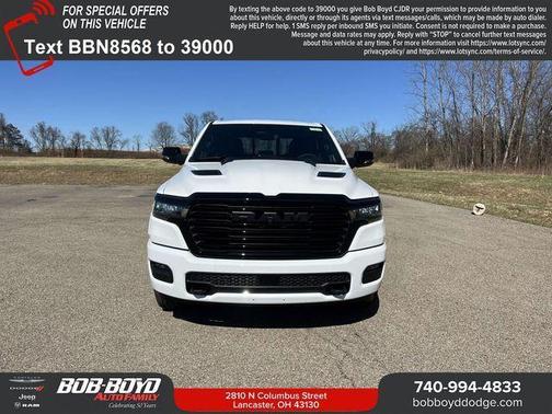 Bright White Clearcoat 2026 RAM 1500 Laramie