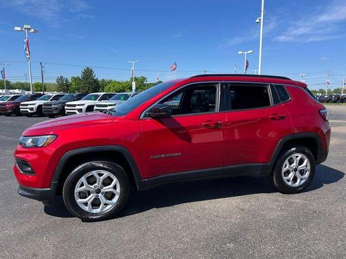 Red 2025 Jeep Compass Latitude